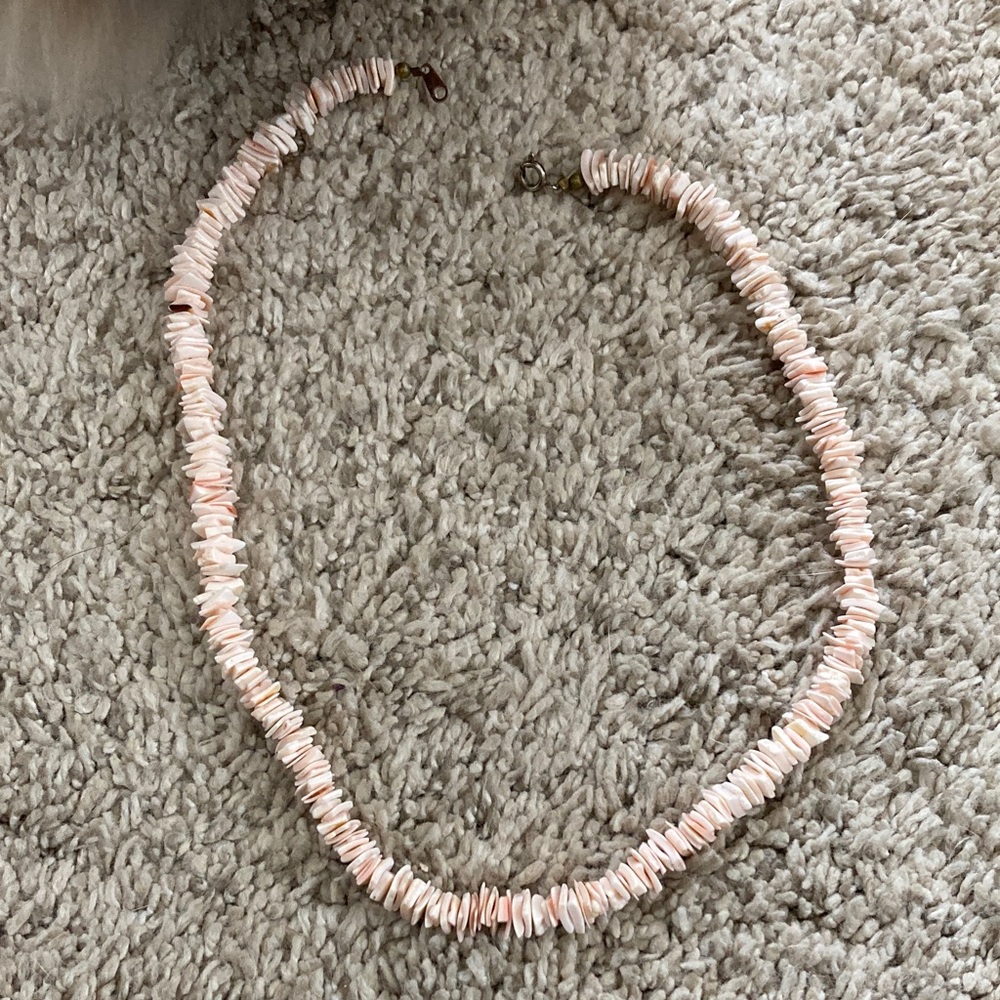 Vintage Hawaiian, coral necklace, vintage jewelry